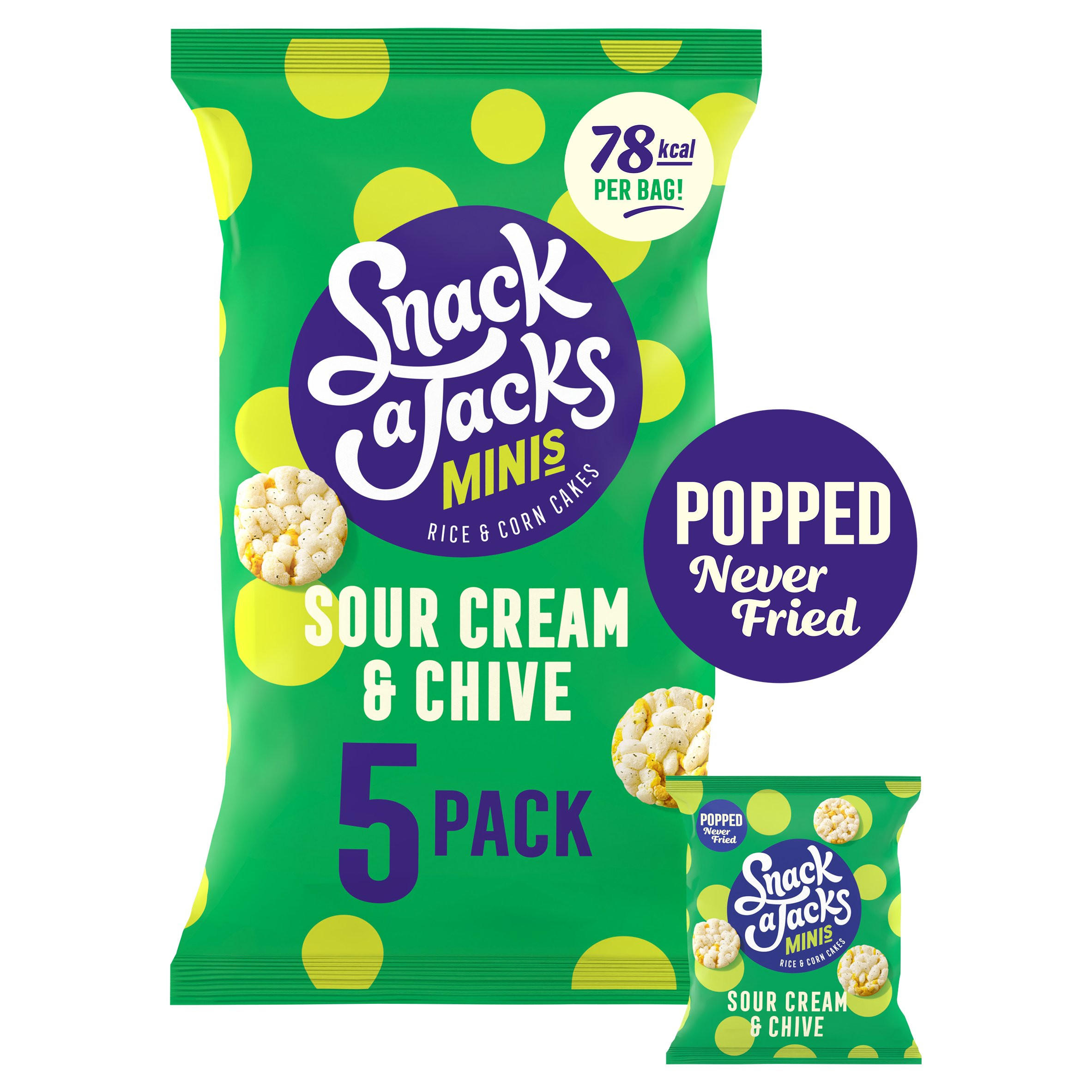 Snack a Jacks Sour Cream & Chive Multipack Rice Cakes