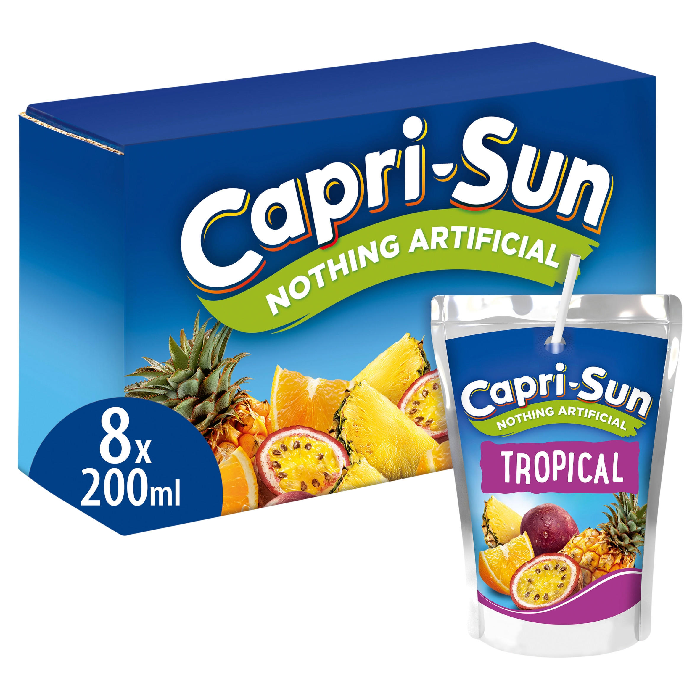 Capri-Sun Tropical 8 x 200ml Kids' Juice Drink