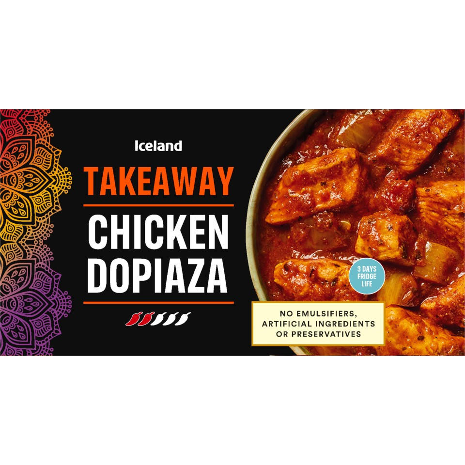 Iceland Takeaway Chicken Dopiaza 375g
