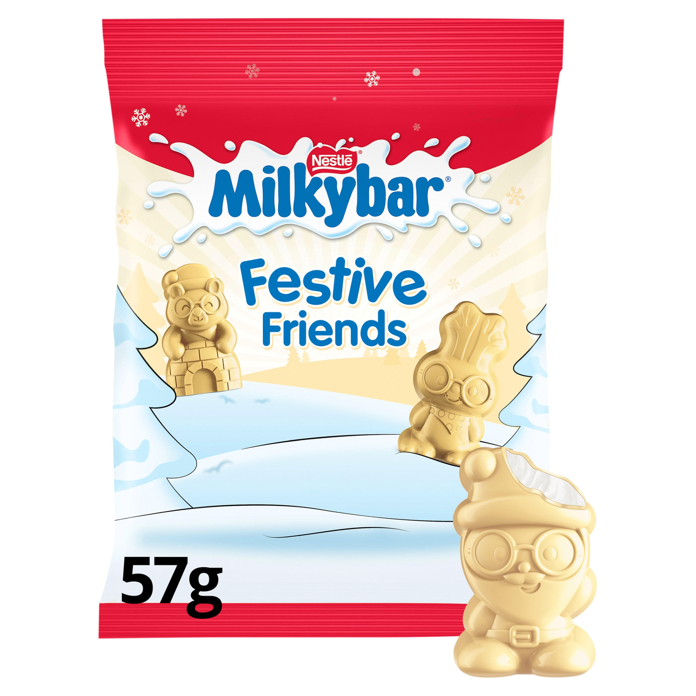 Milkybar Festive Friends White Chocolate Bag 57g