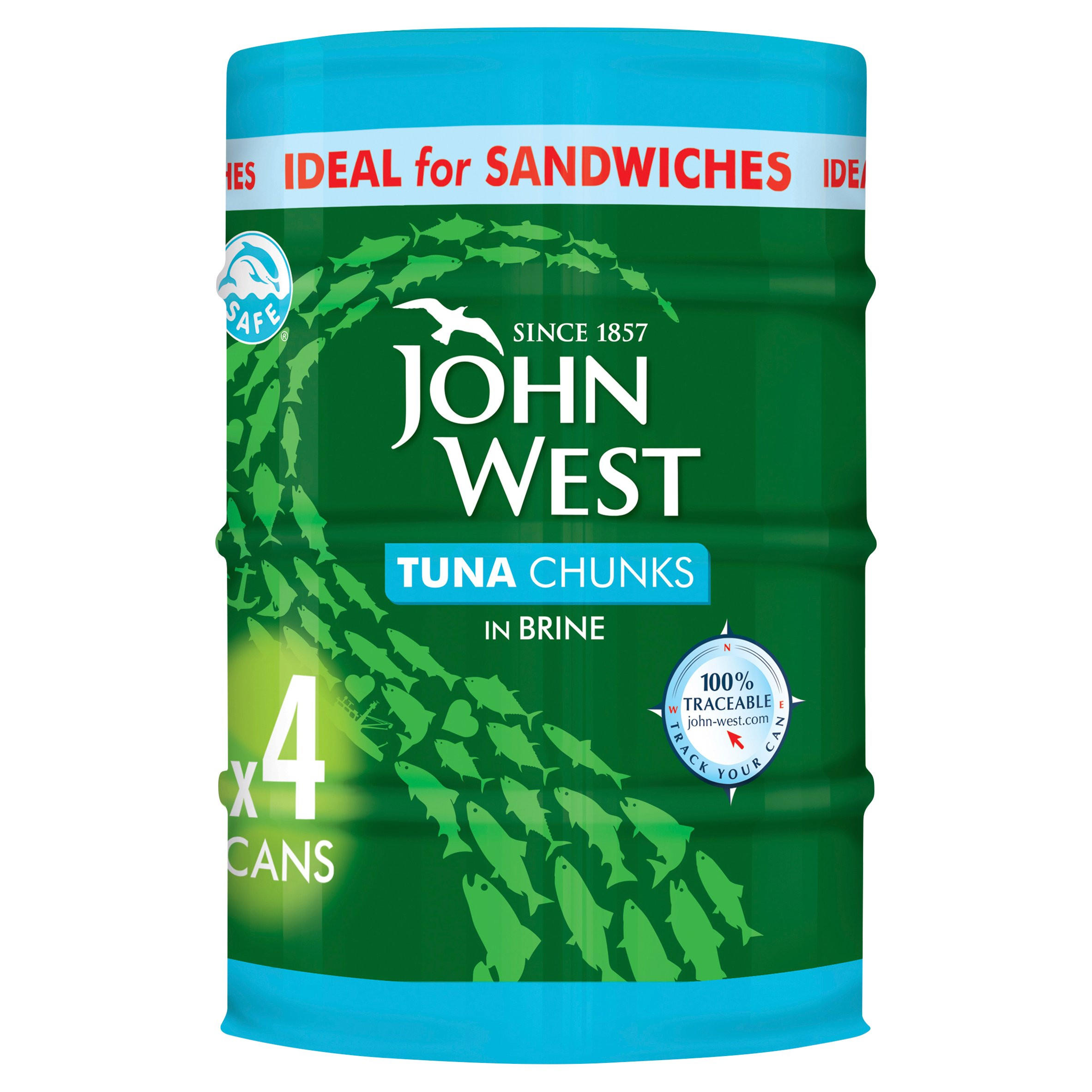 Tuna Chunks in Brine 4 x 132g