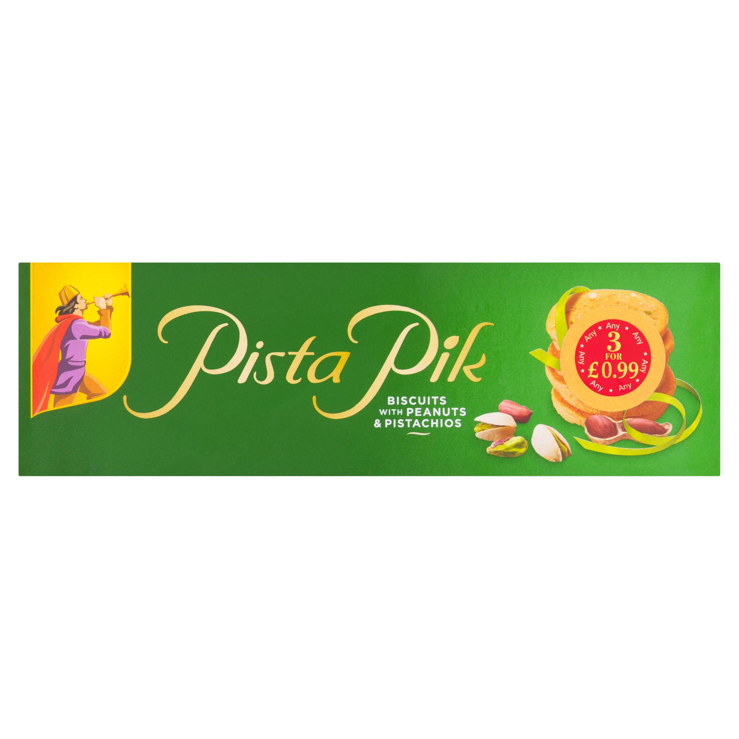 Pista Pik Biscuits with Peanuts & Pistachios 118.3g