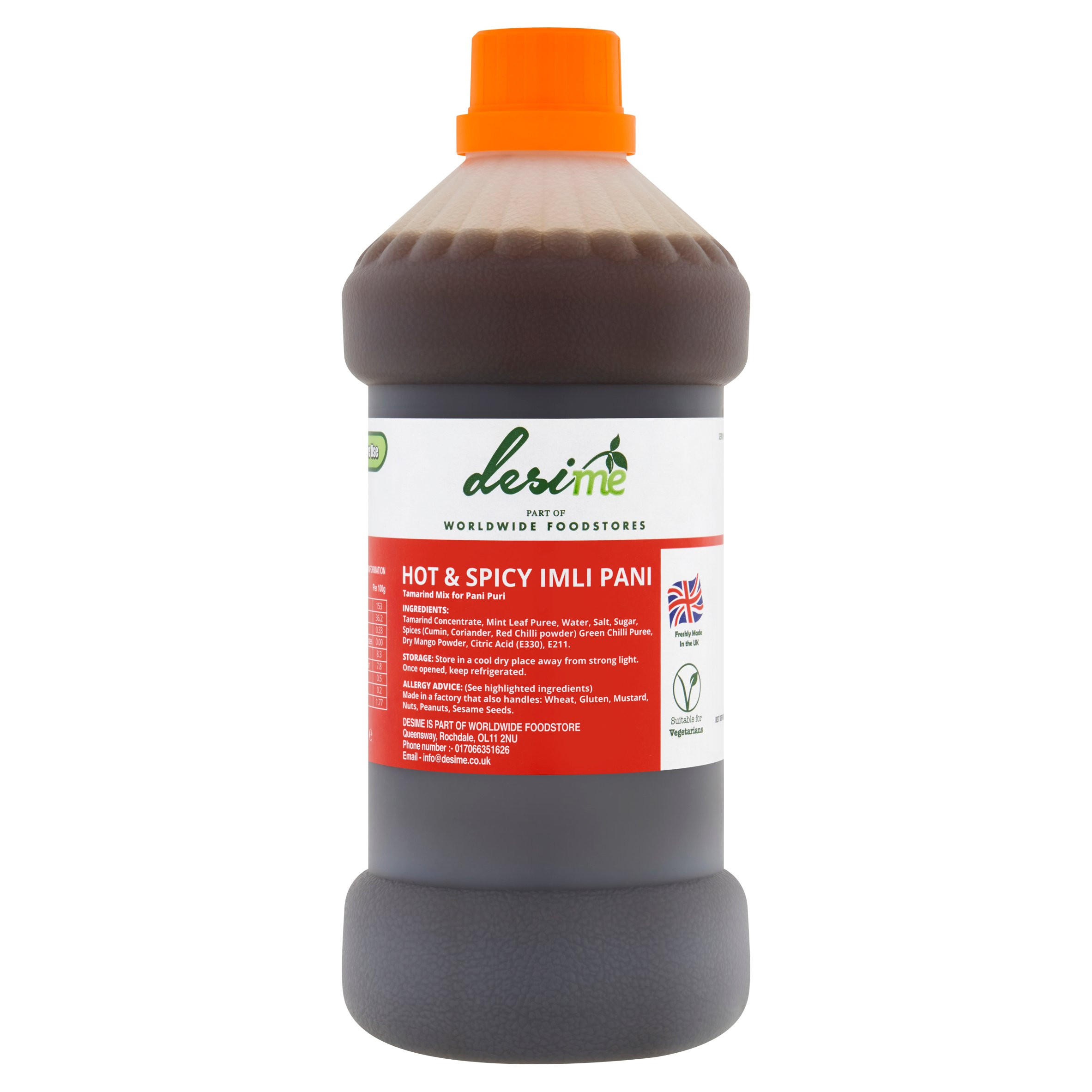 Desime Hot & Spicy Imli Pani 1 litre