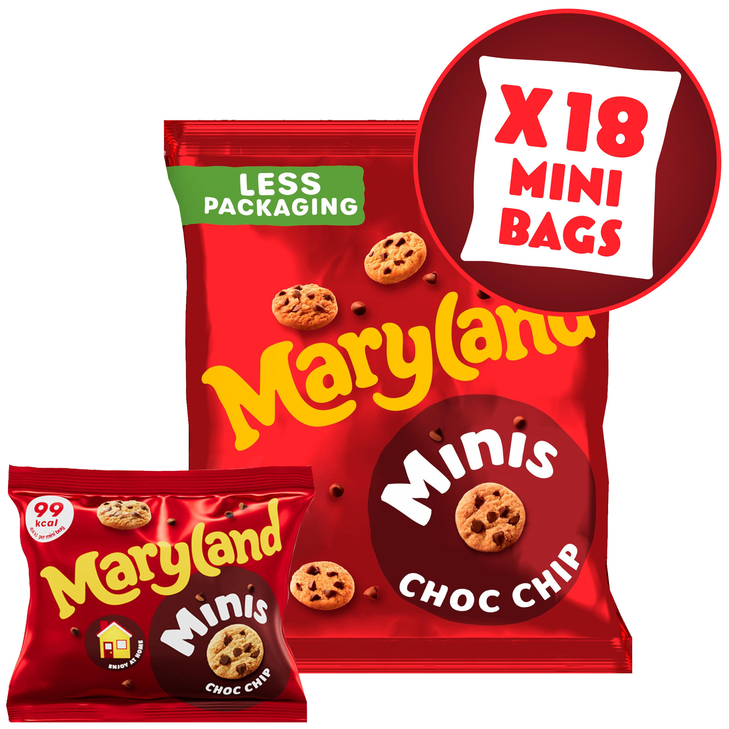 Maryland Cookies Mini Chocolate Chip 18 Pack