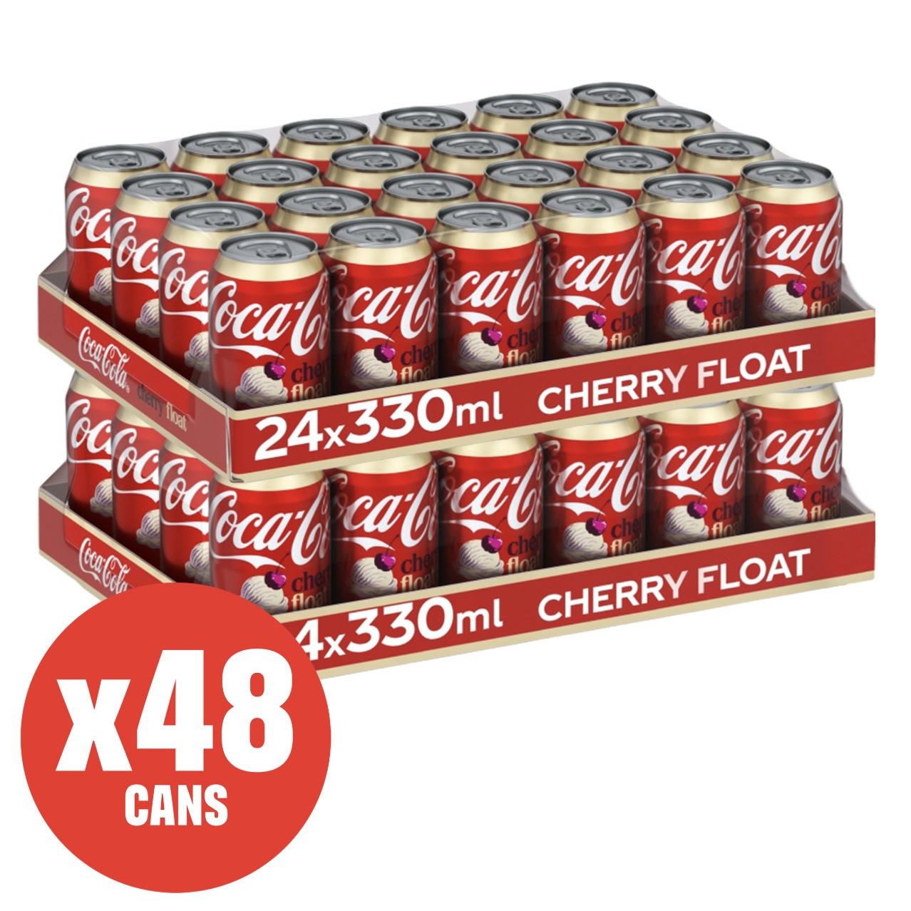 Coke Cherry Vanilla Float 48 x 330ml