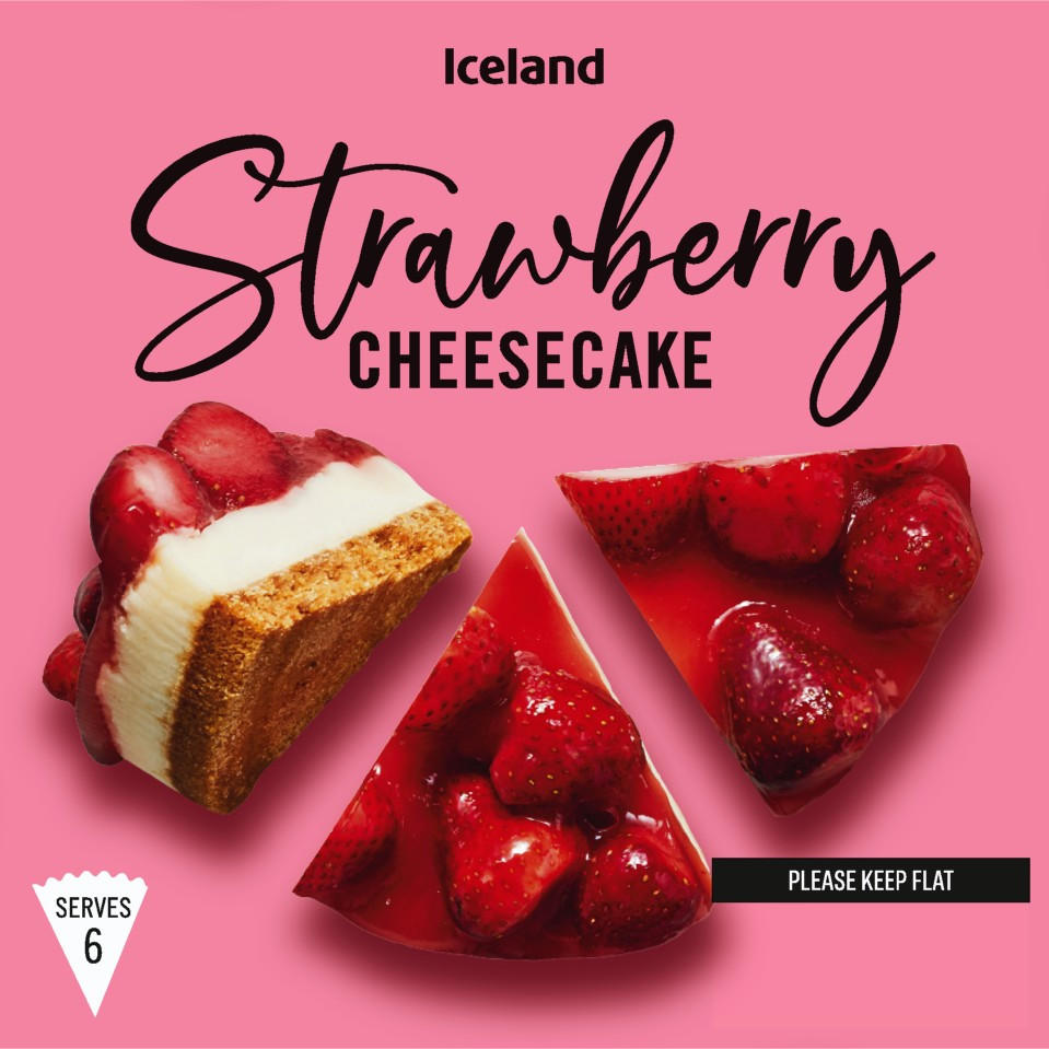 Iceland Strawberry Cheesecake 540g 2 Pack