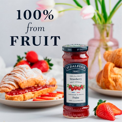 St Dalfour Strawberry Jam 284g thumbnail 4