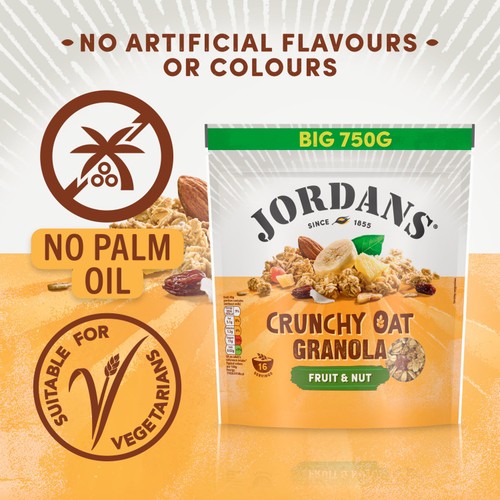 Jordans Crunchy Oat Fruit & Nut Granola Breakfast Cereal thumbnail 5