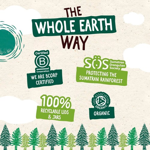 Whole Earth Crunchy Peanut Butter   454g thumbnail 5