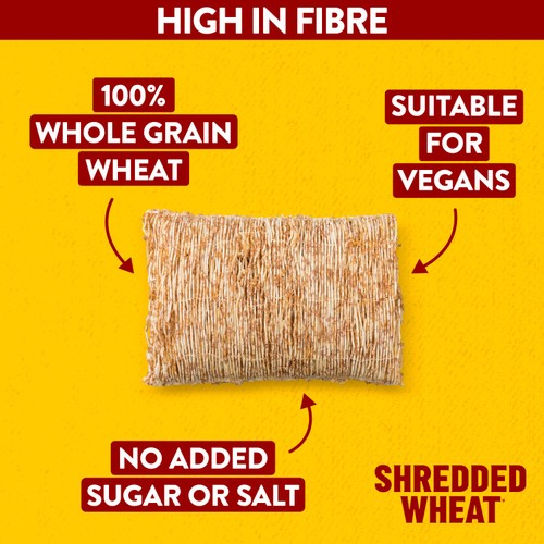 Nestle Shredded Wheat Original Cereal 16 Biscuits 360g thumbnail 3
