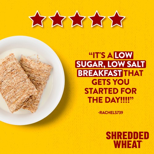 Nestle Shredded Wheat Original Cereal 16 Biscuits 360g thumbnail 4