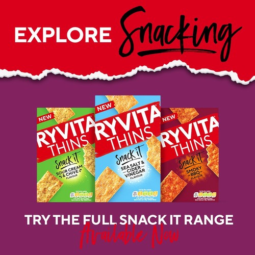 Ryvita Thins Sweet Chilli Flatbread Crackers  thumbnail 3