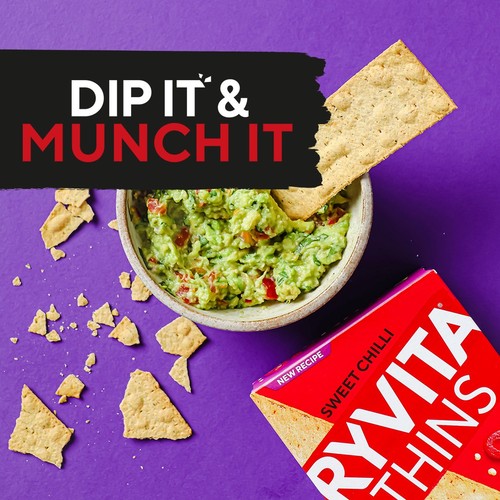 Ryvita Thins Sweet Chilli Flatbread Crackers  thumbnail 6