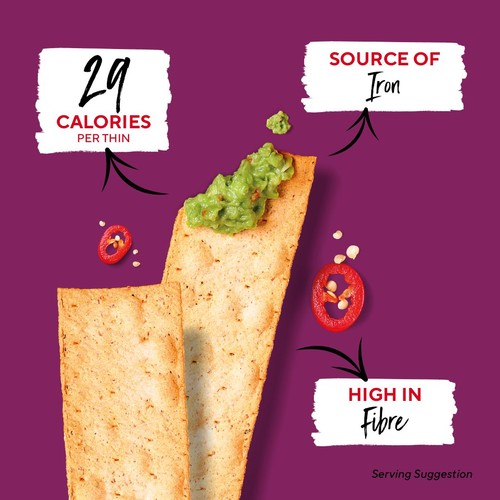 Ryvita Thins Sweet Chilli Flatbread Crackers  thumbnail 8