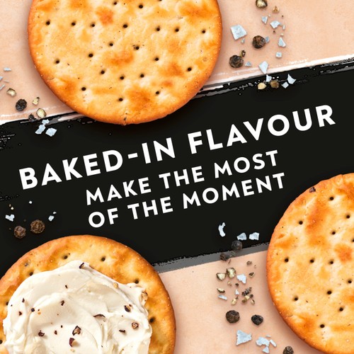 Jacob's Savours Bakes Salt & Cracked Black Peppers Crackers thumbnail 4