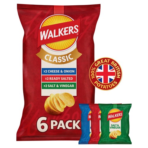 Walkers Classic Variety Multipack Crisps  thumbnail 2