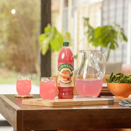 Robinsons Fruit & Barley Summer Fruits No Added Sugar Squash 1L thumbnail 2