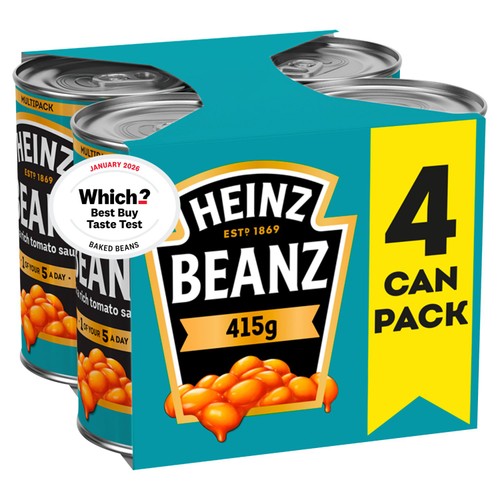 Heinz Baked Beans 4x415g