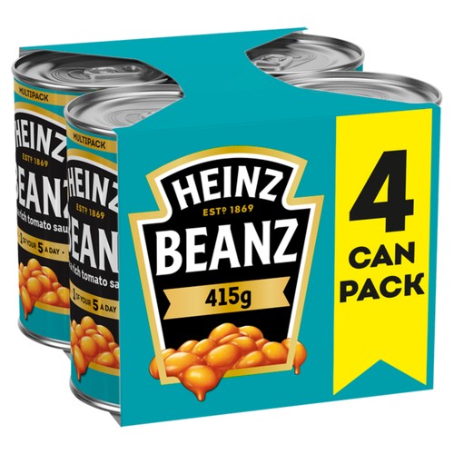 Heinz Baked Beans 4x415g thumbnail 2
