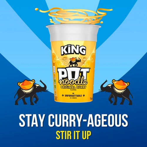 King Pot Noodle Original Curry thumbnail 2