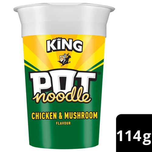 King Pot Noodle Chicken & Mushroom