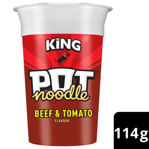 King Pot Noodle Beef & Tomato