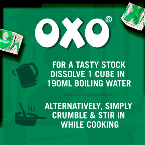 Oxo Vegetable Stock 12 Cubes 71g thumbnail 4