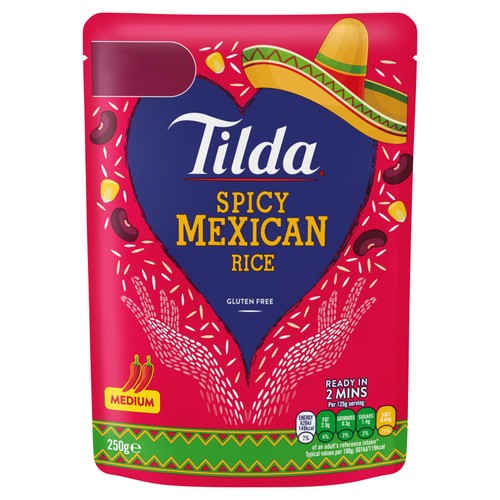 Tilda Microwave Spicy Mexican Basmati Rice thumbnail 2