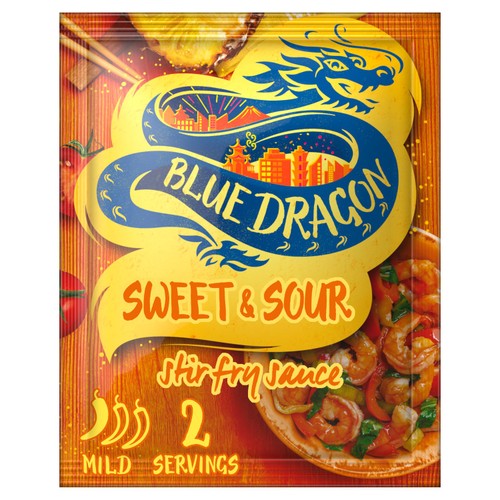 Blue Dragon Sweet & Sour Stir Fry Cooking Sauce Mild 120g