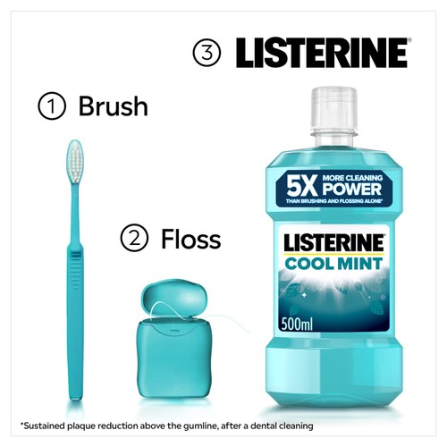 Listerine Coolmint Mouthwash thumbnail 8