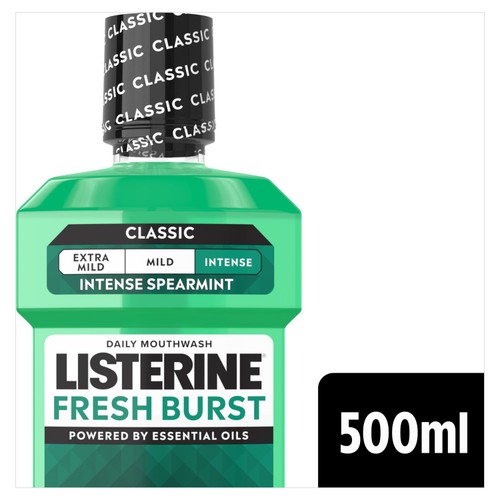 Listerine Fresh Burst Mouthwash 500ml thumbnail 4