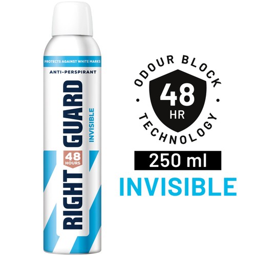 Right Guard Women Invisible Power Antiperspirant Deodorant 250Ml