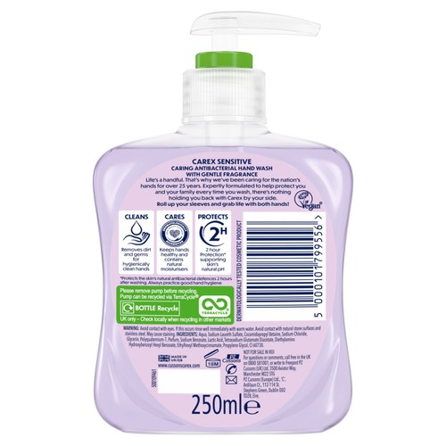 Carex Antibacterial Sensitive Handwash thumbnail 3