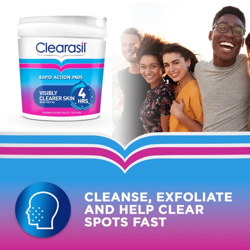 Clearasil Ultra Dual Action Pads thumbnail 2