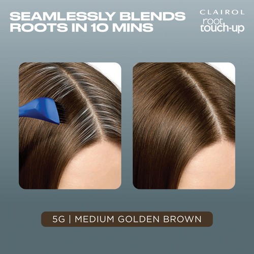 Clairol Root Touch Up Permanent Hair Dye - 5G Medium Golden Brown thumbnail 3