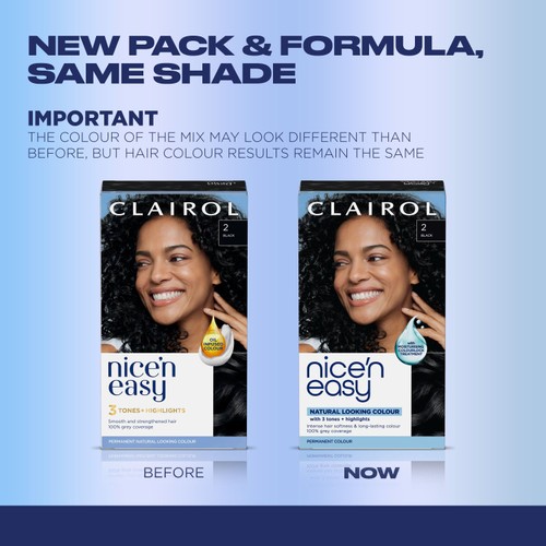 Clairol Nice n Easy Creme Permanent Hair Dye - 2 Black thumbnail 2
