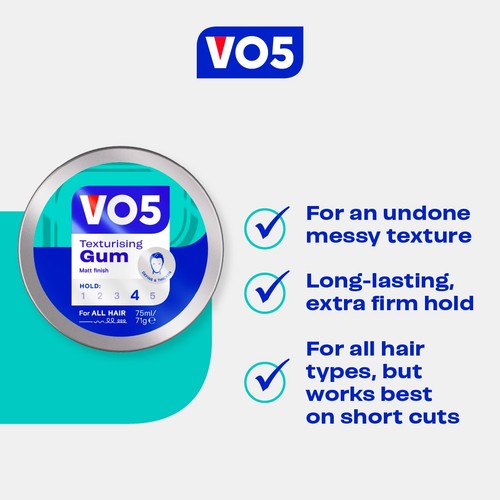 VO5 Texturising Gum 75ml thumbnail 4