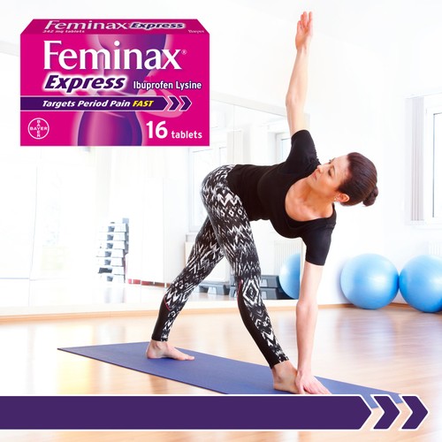Feminax Express Ibuprofen Lysine 342mg Tablets thumbnail 4