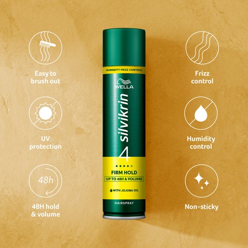 Wella Silvikrin Firm Hold Hairspray 400ML thumbnail 2