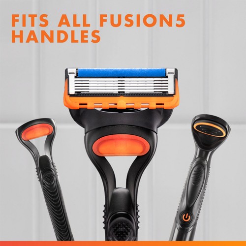 Gillette Fusion 5 Razors For Men 4 Refill Razor Blades thumbnail 3