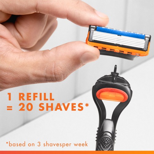 Gillette Fusion 5 Razors For Men 4 Refill Razor Blades thumbnail 4