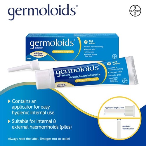 Germoloids Haemorrhoid Ointment, Piles Treatment with Anaesthetic  thumbnail 4