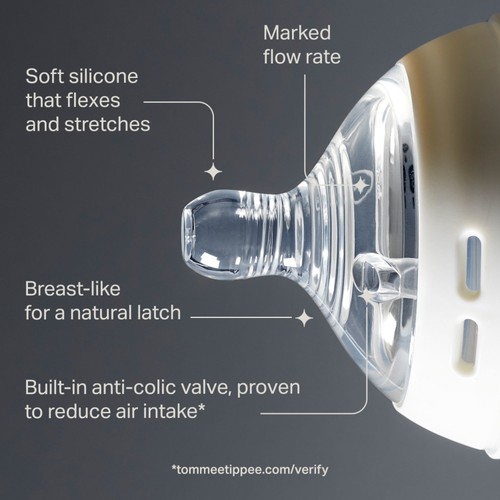 Tommee Tippee Closer To Nature Easivent Medium Flow Teats thumbnail 4