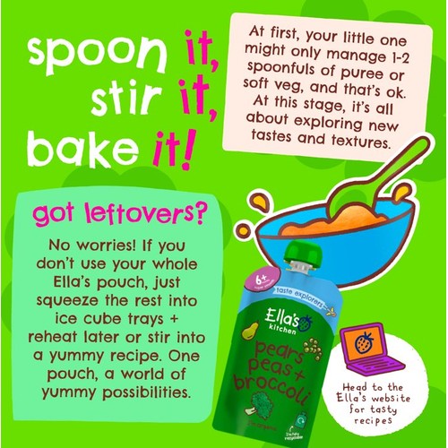 Ella's Kitchen Sweet Pot, Pumpkin, Apples and Berries Baby Food Pouch thumbnail 2