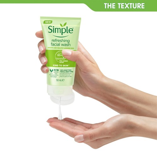 Simple Kind to Skin Refreshing Facial Gel Wash 150ml thumbnail 5
