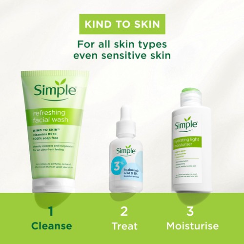 Simple Kind to Skin Refreshing Facial Gel Wash 150ml thumbnail 6