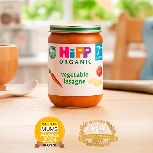 HiPP Organic Vegetable Lasagne Baby Food Jar 7+ Months thumbnail 2