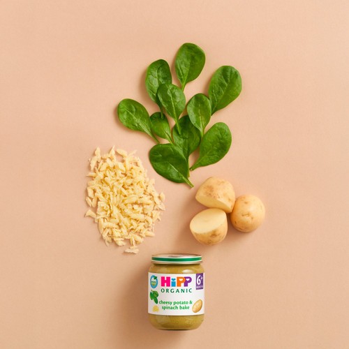 HiPP Organic Cheesy Potato & Spinach Bake Baby Food Jar 6+ Months 125g thumbnail 3