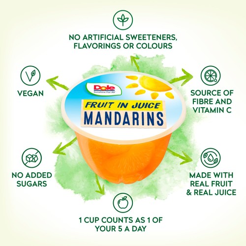 Dole Mandarins In Juice Fruit Fruits Snacks thumbnail 4