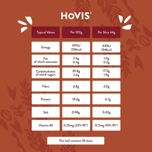 Hovis Granary Wholemeal Bread thumbnail 3